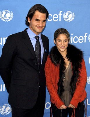 Shakira and Roger Federer