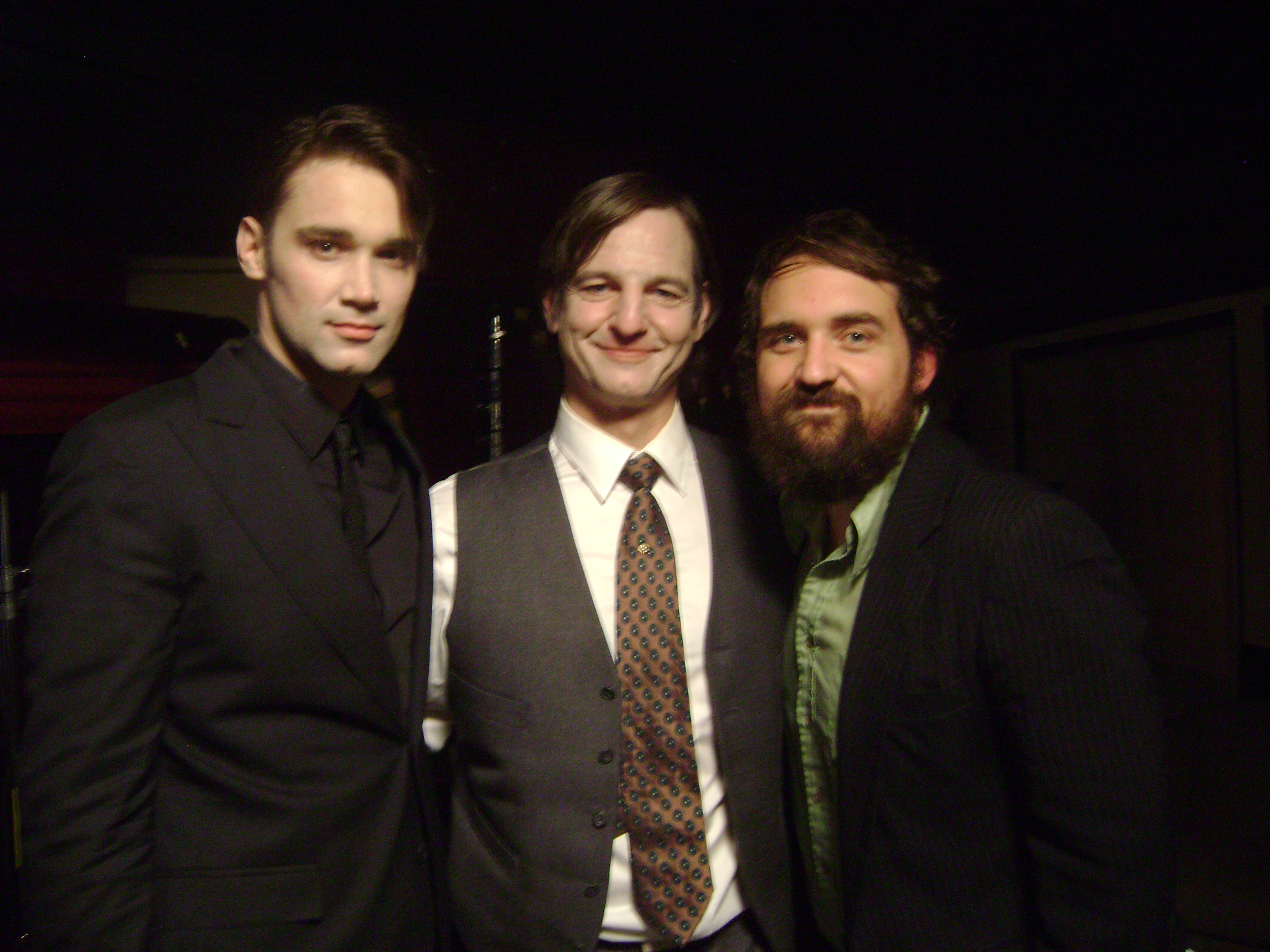 Josh Nuncio, William Mapother, and Director Shaun Peterson on the set of I <3 Vampires