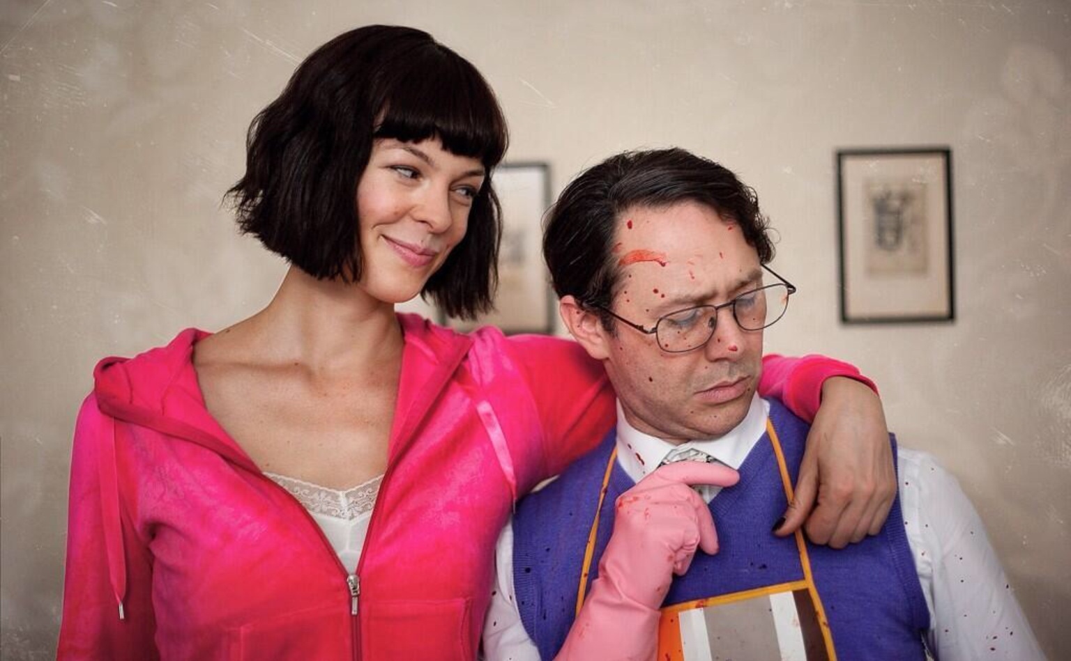 As Lizzie in Him Indoors with Reece Shearsmith.