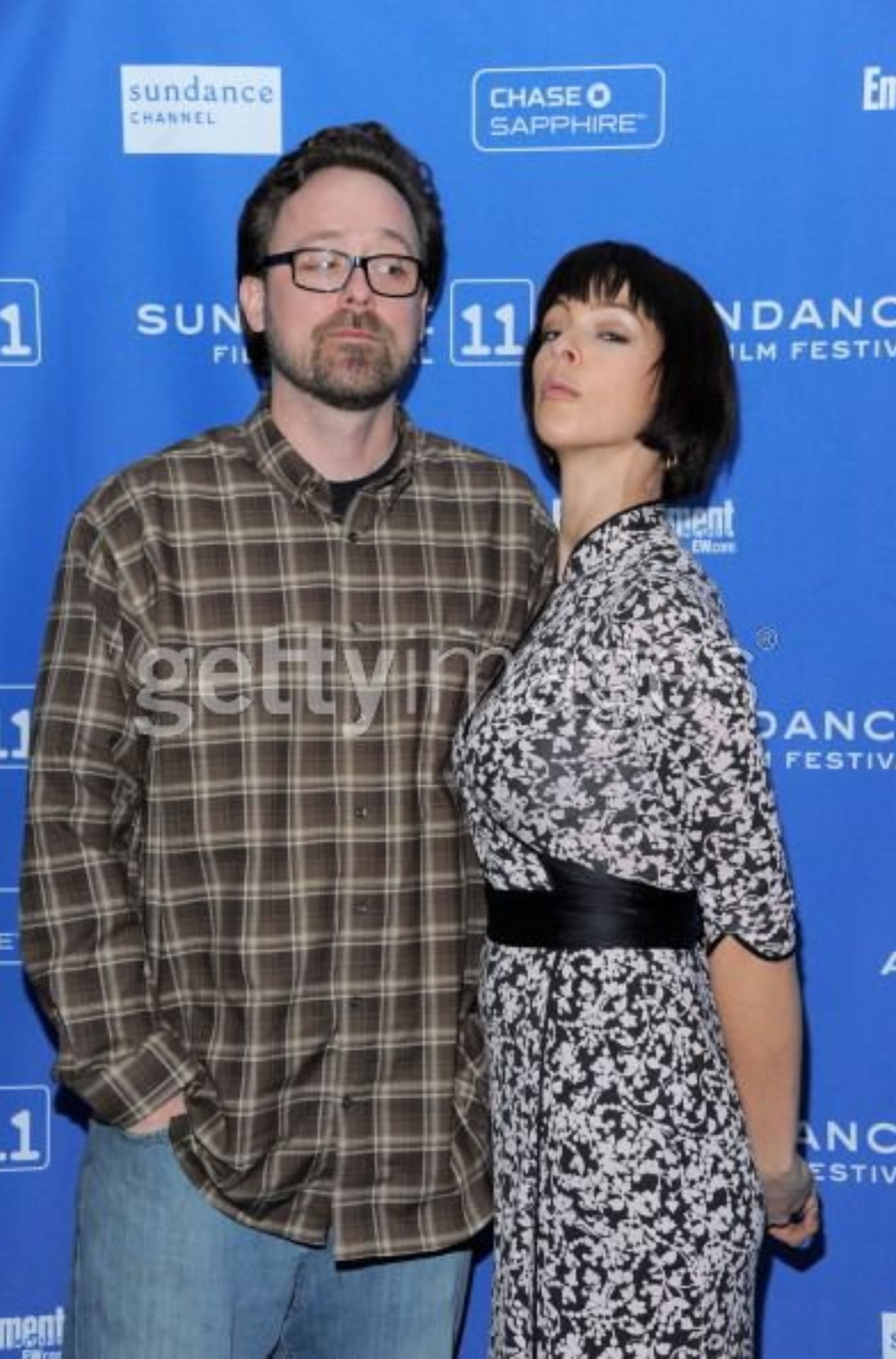 With director of The Woman, Lucky McKee, at Sundance premiere.