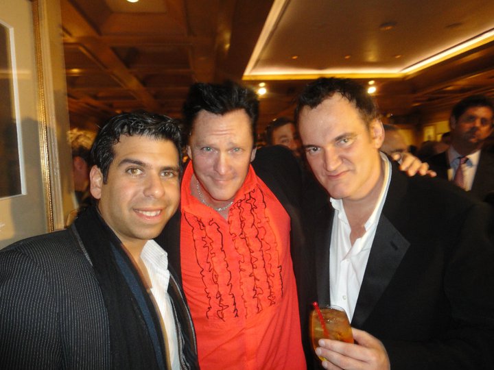 Actor Michael Madsen, Director Quentin Tarantino and Director Elias Plagianos at The Friars Club Roast for Quentin Tarantino After Party.