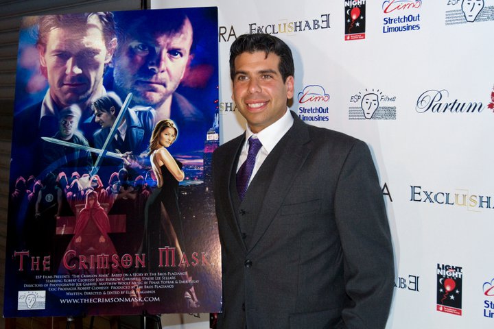 Director Elias Plagianos at The Crimson Mask Red Carpet Event