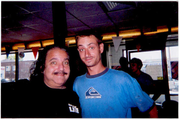 Ron Jeremy & Gregory Paul Smith on the set of 'Poultrygeist: Night Of The Chicken Dead'!!!