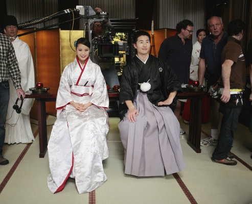 Still of Jamie Chung and Zen Shane Lim in Samurai Girl (2008)