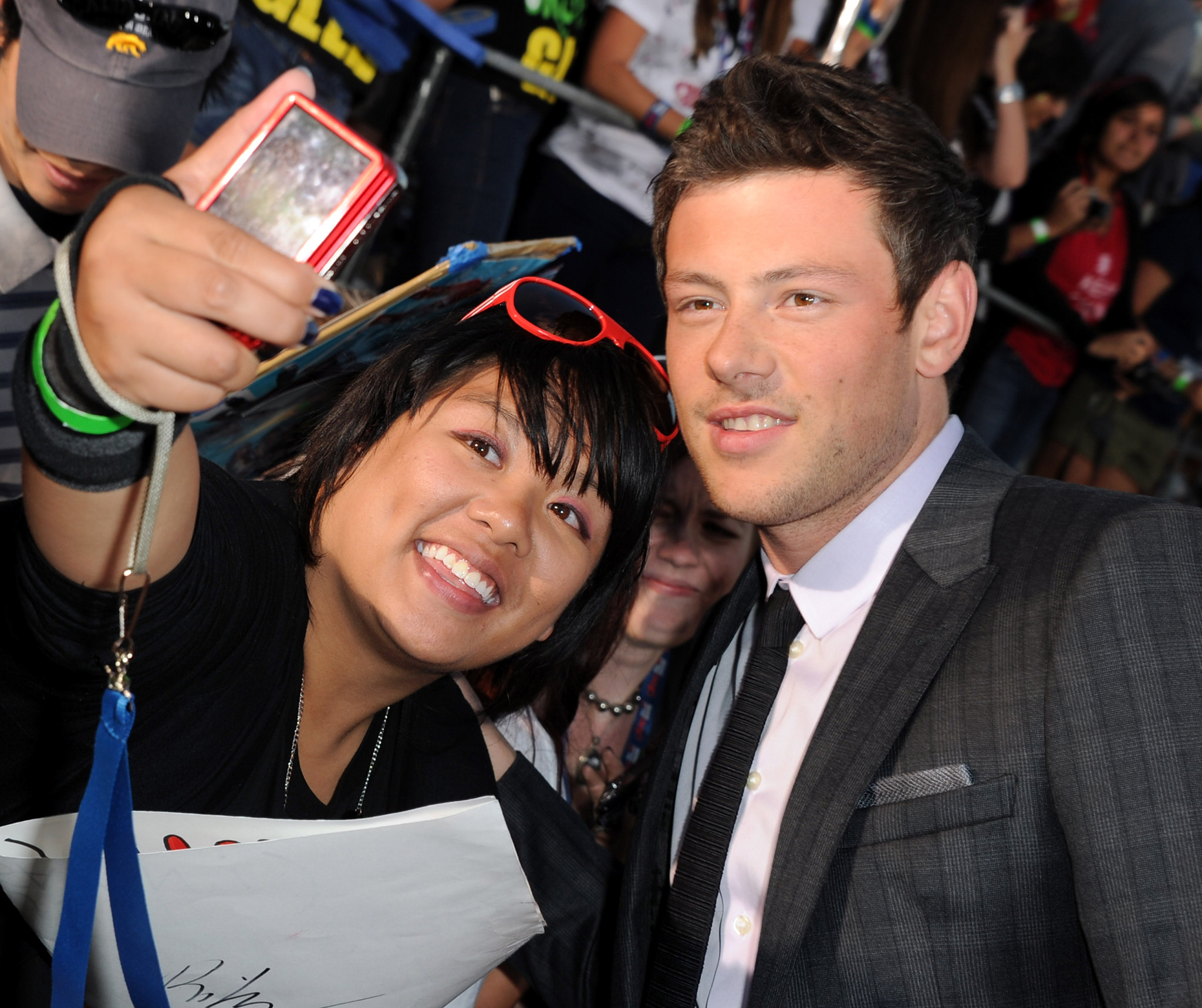 Cory Monteith at event of Glee: The 3D Concert Movie (2011)