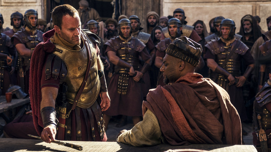 Still of Will Thorp and Colin Salmon in A.D. The Bible Continues