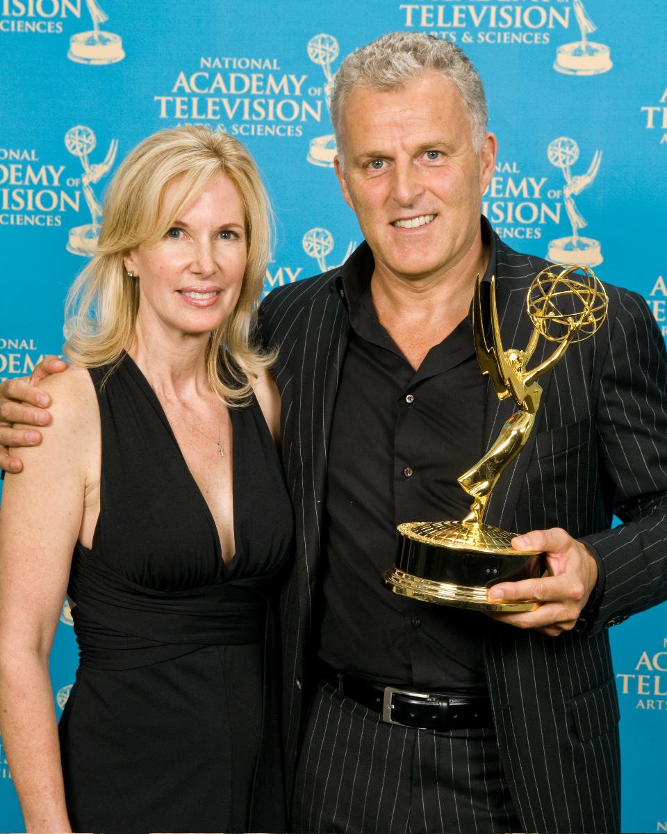 With Beth Holloway at the International Emmy Awards in New York