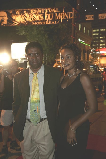 Writer/Director Dany Laferrière and Fabienne Colas at the World Premiere of 
