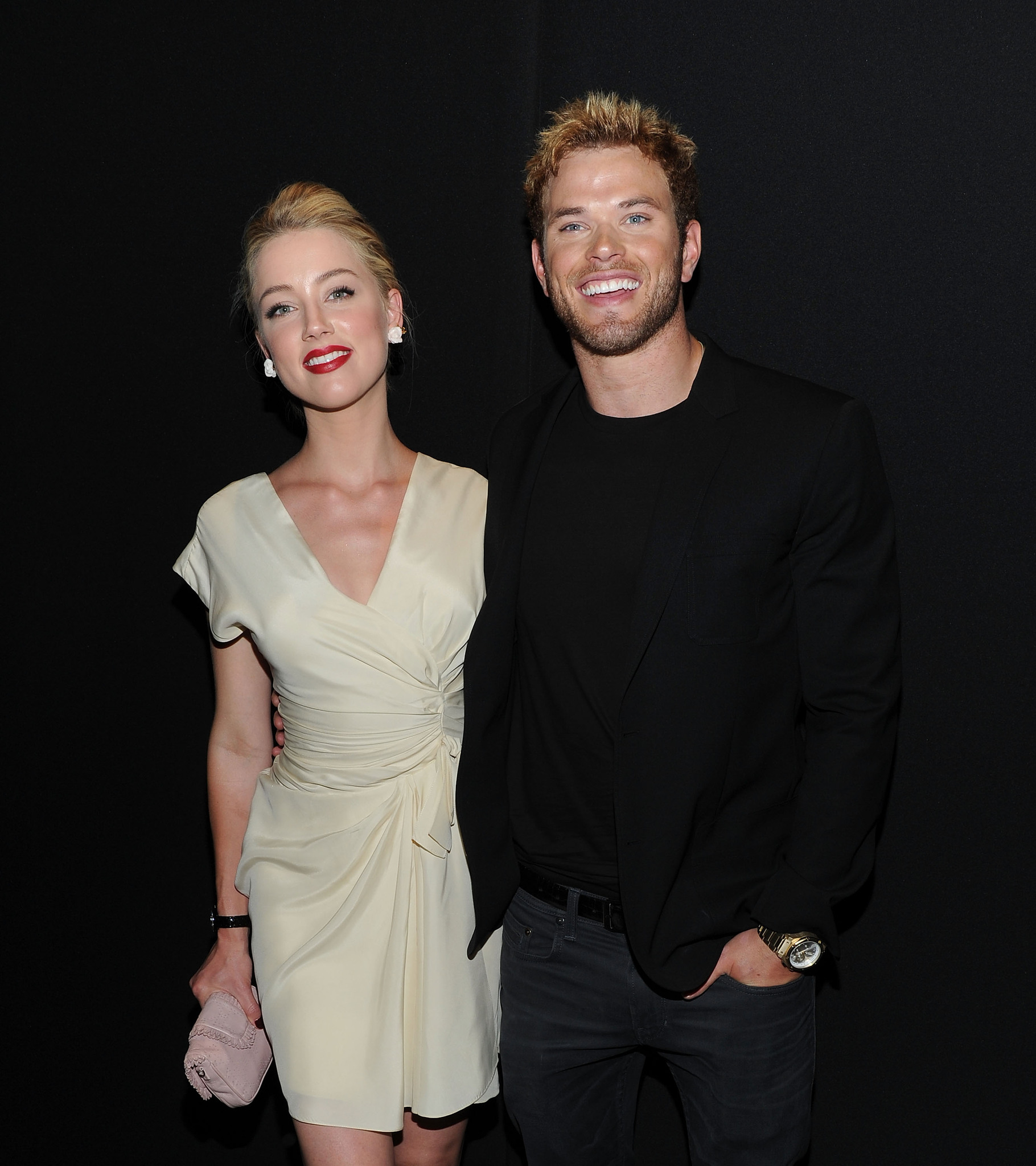 Kellan Lutz and Amber Heard