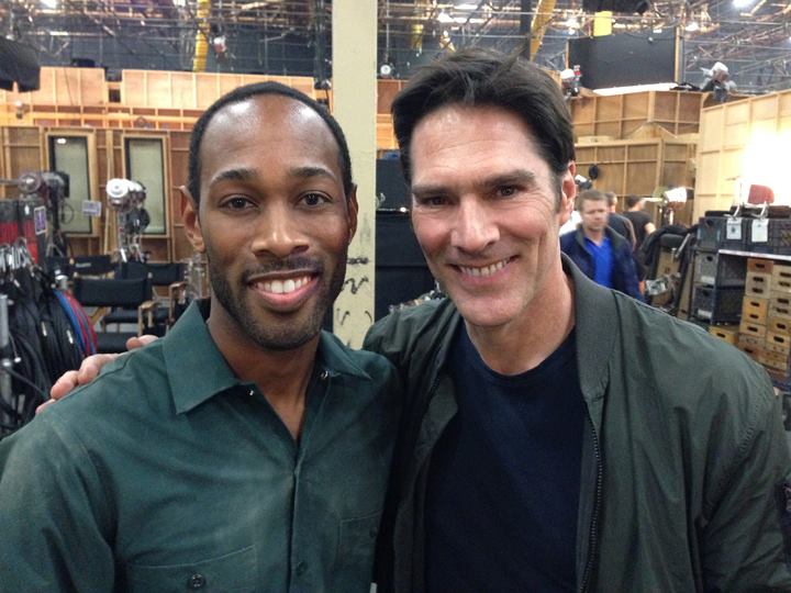 Wrap on Criminal Minds with director/star, Thomas Gibson.