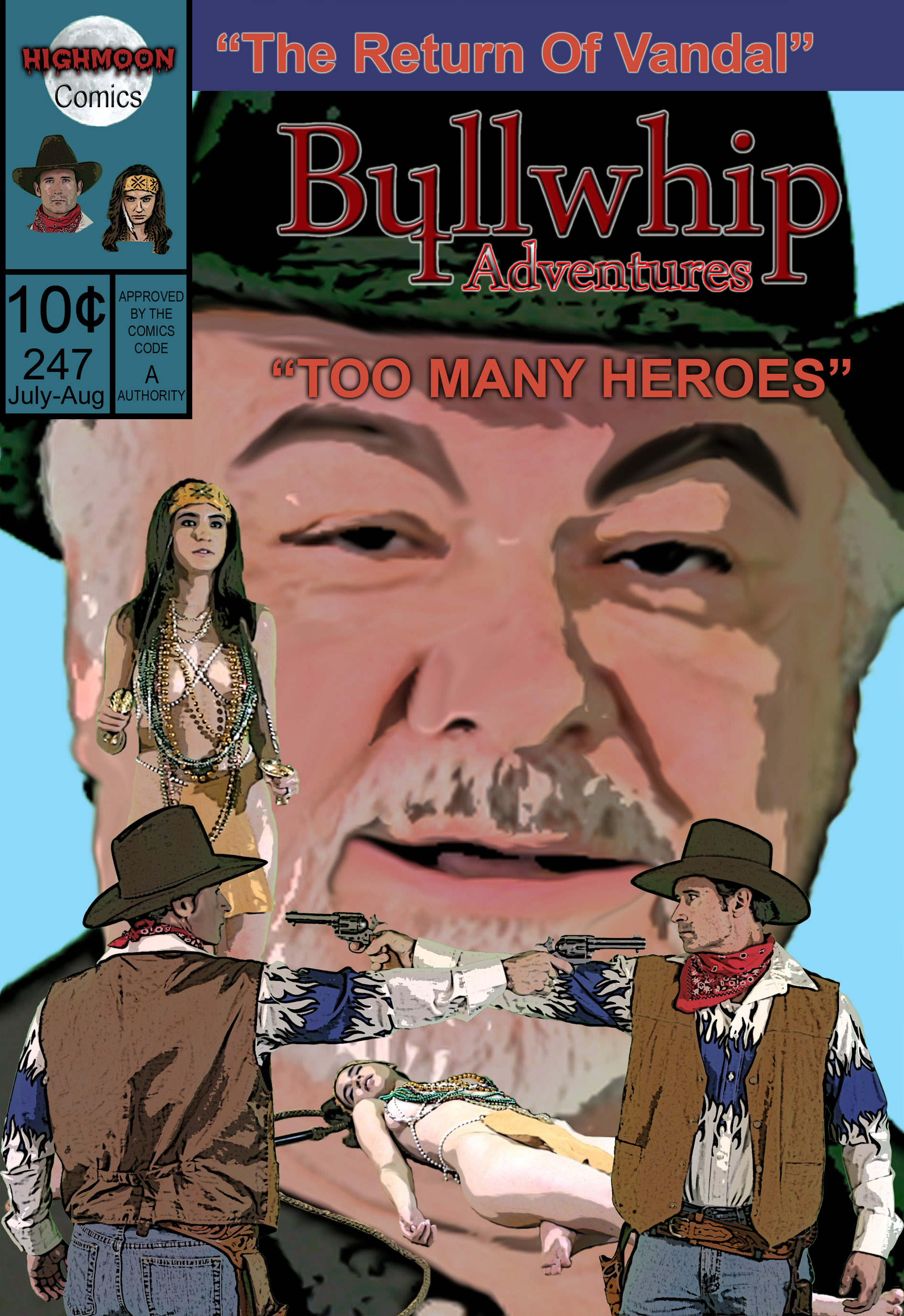 Bullwhip Adventures #247 comic cover