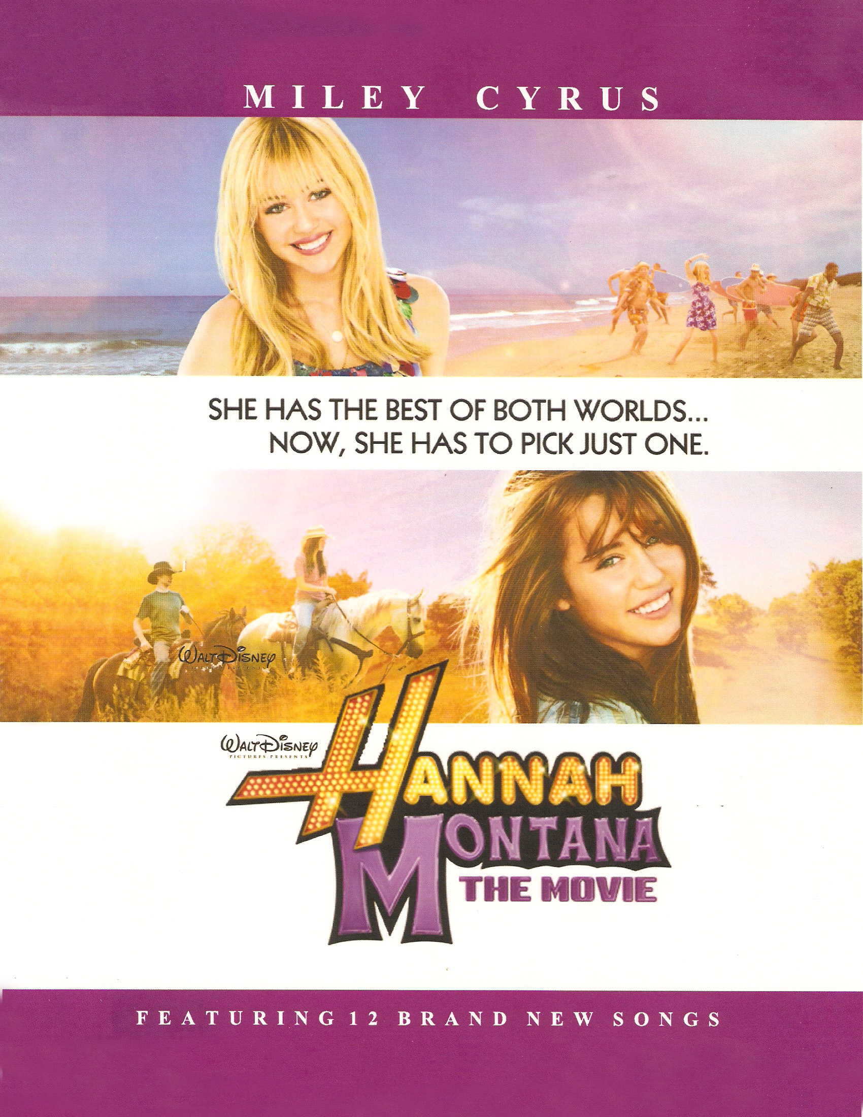 Hanna Montana movie poster