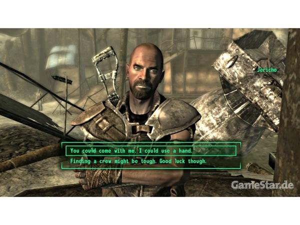 James Lewis as Jericho in video game Fallout 3