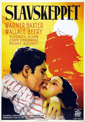 Elizabeth Allan and Warner Baxter in Slave Ship (1937)