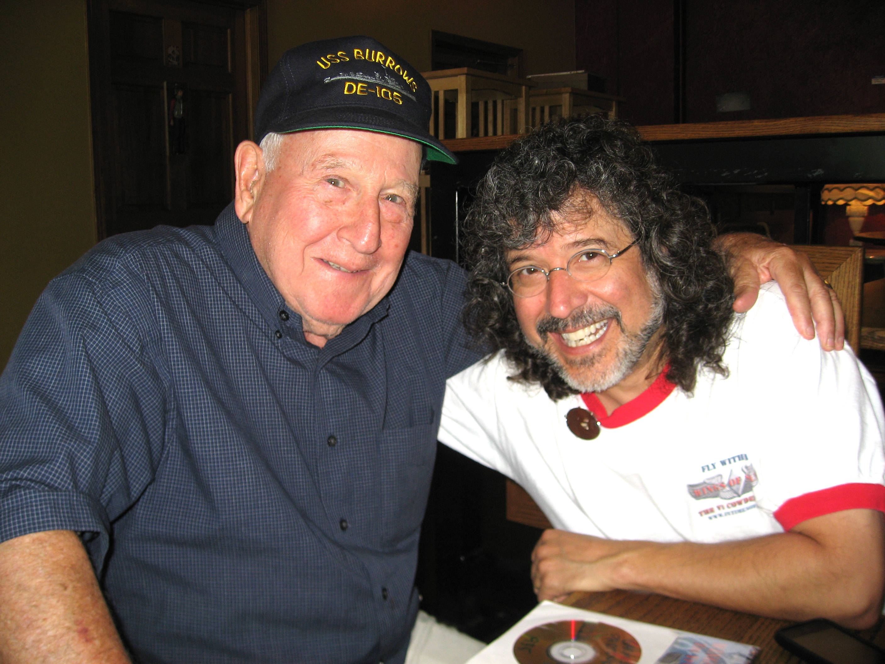 Mark Bonn (right) with Friend, Mentor, and WWII Veteran Francis Lucca.