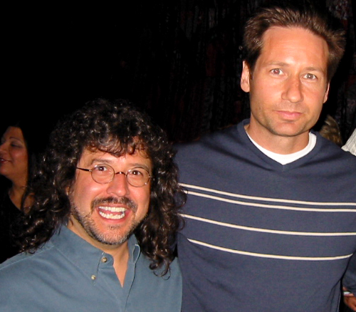 (Left to right) Mark Bonn, David Duchovny.