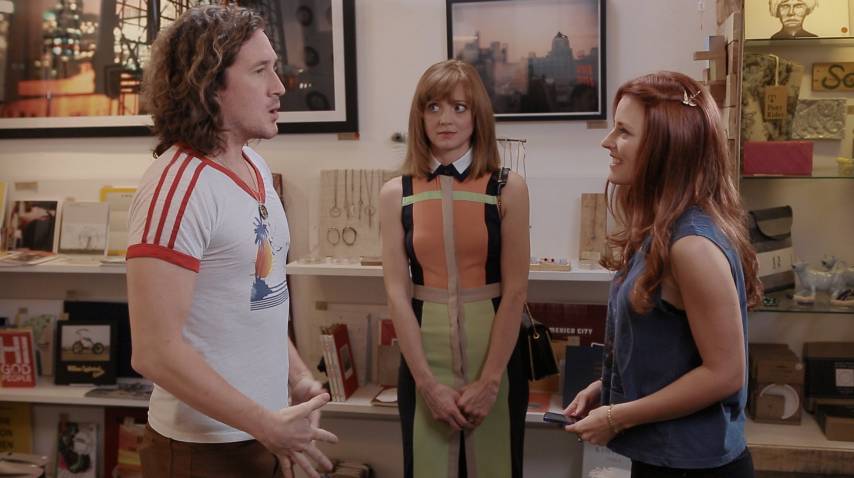 Still of Ian Brennan, Jayma Mays and Trilby Glover in Awkward Expressions of Love