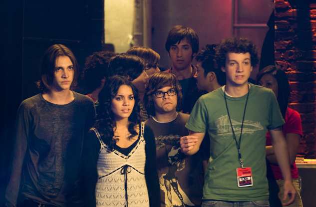 Still of Gaelan Connell, Ryan Donowho and Vanessa Hudgens in Bandslam (2009)