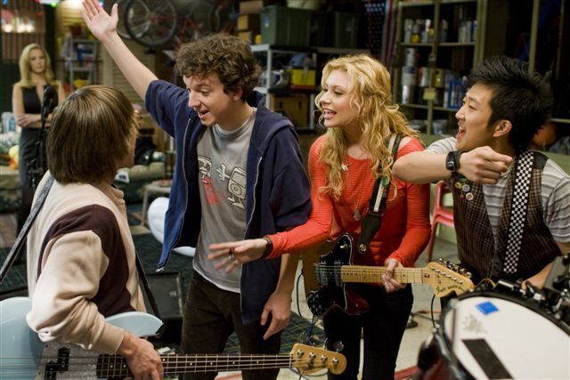 Still of Gaelan Connell, Aly Michalka, Charlie Saxton and Tim Jo in Bandslam (2009)