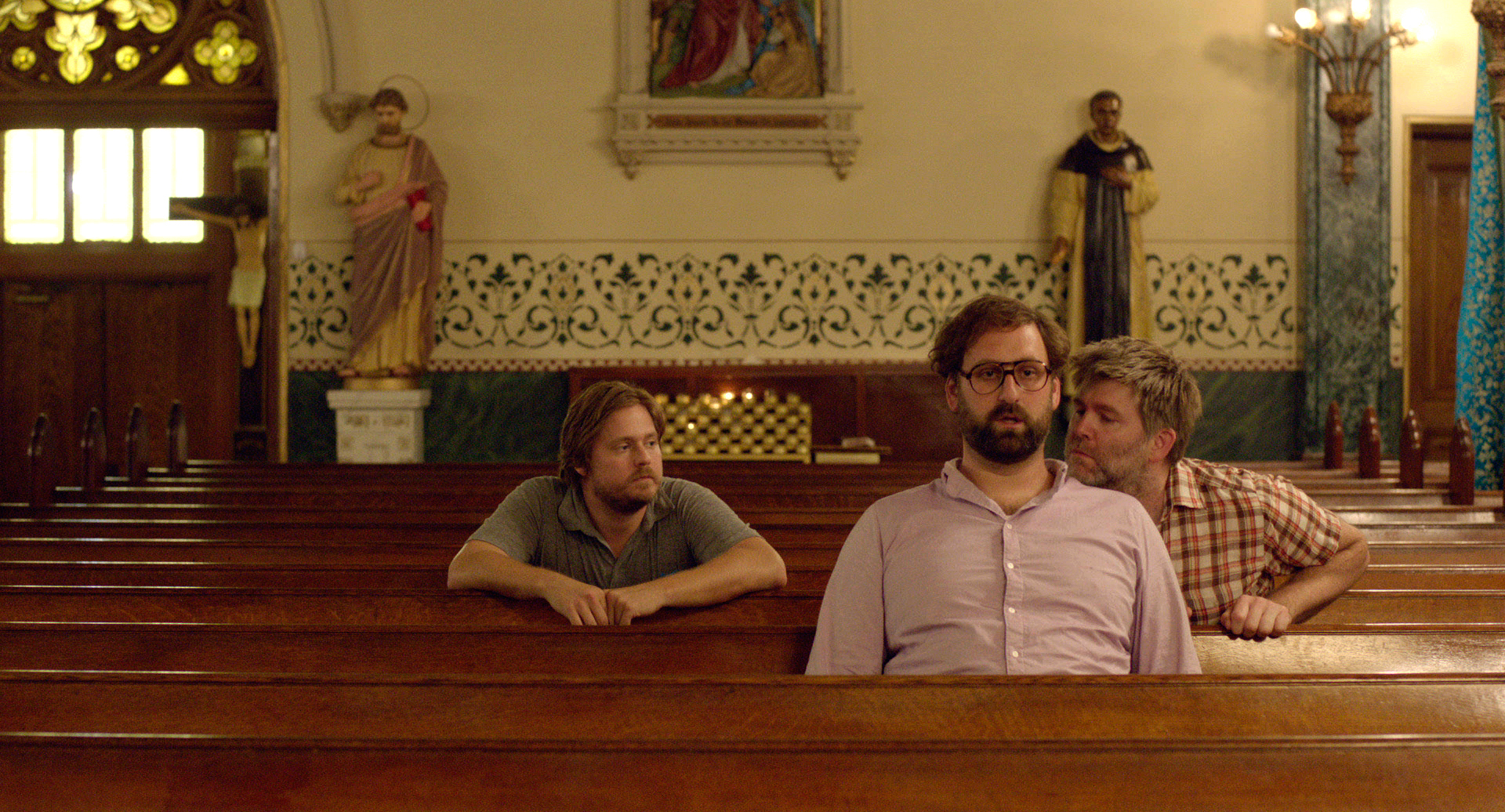 Still of Tim Heidecker, Eric Wareheim and James Murphy in The Comedy (2012)