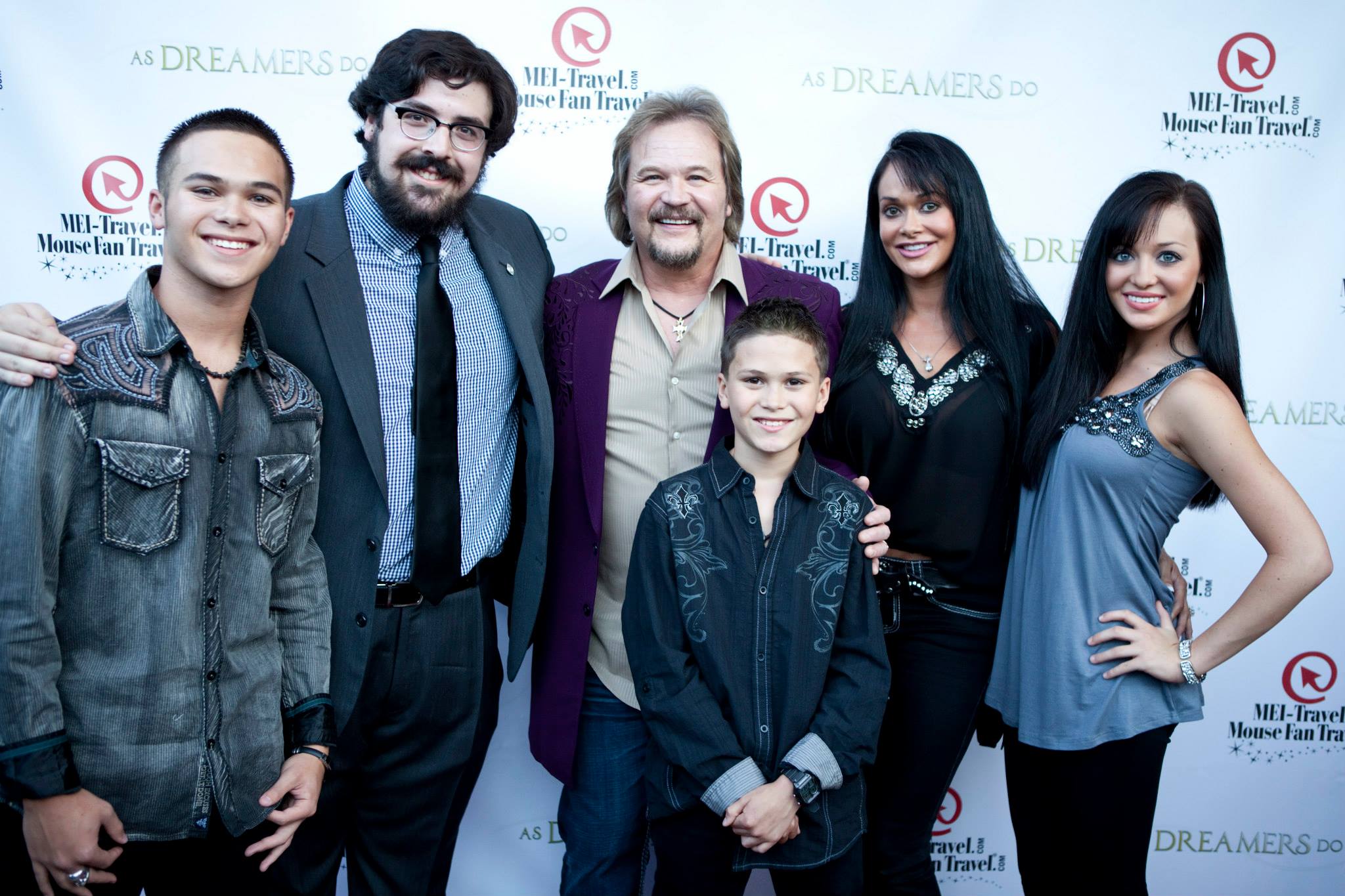 Logan Sekulow with Travis Tritt and Family at the Premiere of As Dreamers Do