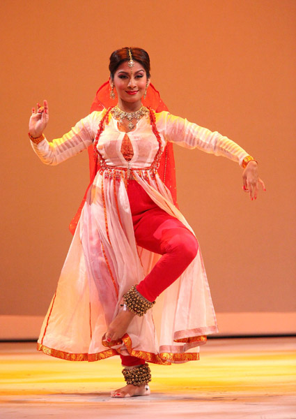 Dancer/Actress Amrapali Ambegaokar performs inside at The Academy Of Television Arts & Sciences Presents TV Moves! 2 LIVE at the Wadsworth Theater in Los Angeles, California