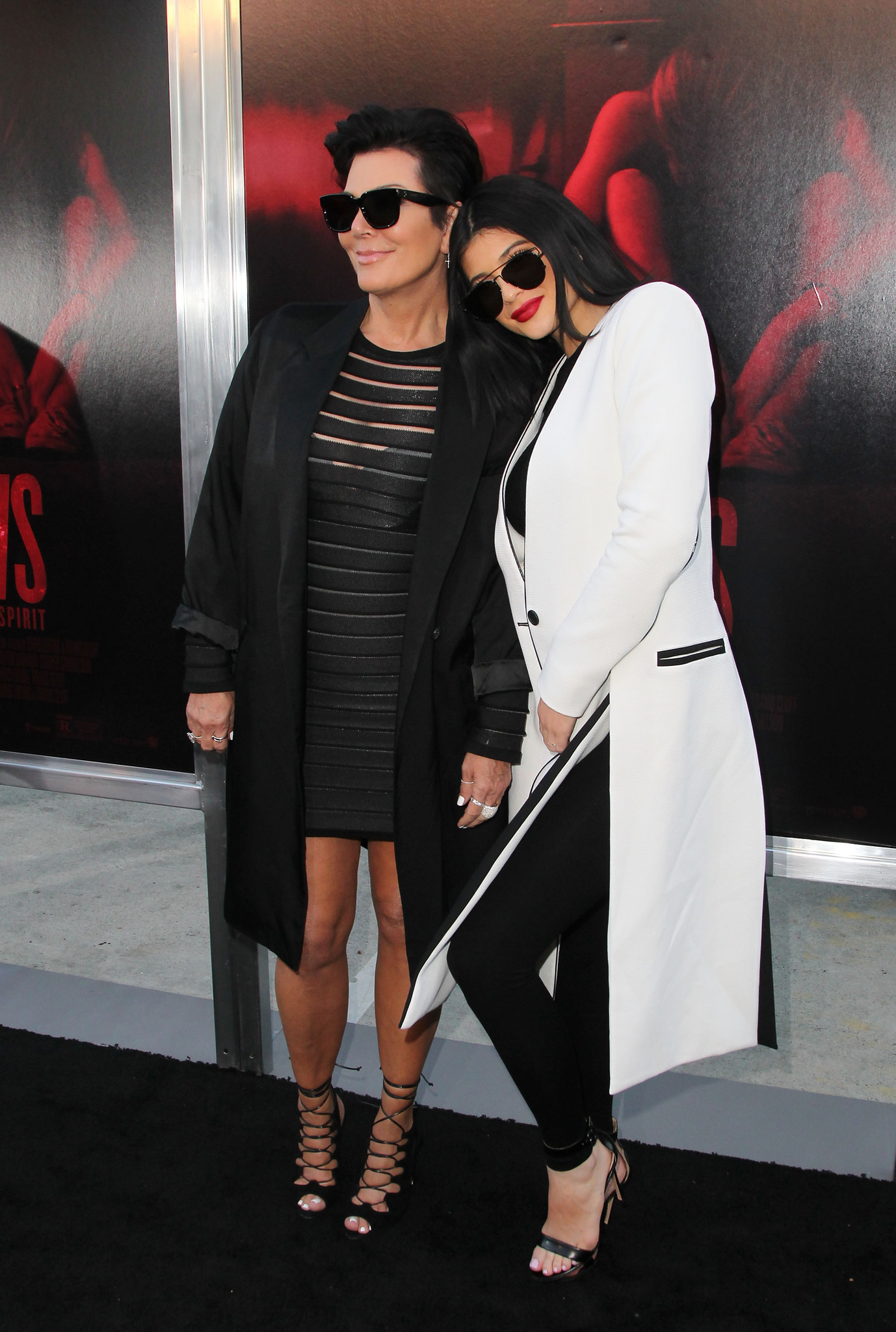Kris Jenner and Kylie Jenner at event of The Gallows (2015)