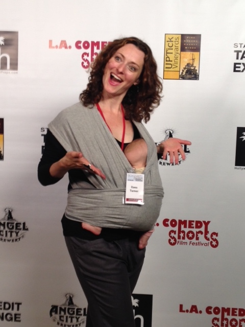 At LA Comedy Shorts Film Festival closing party. Premiere of Bun in the Oven 2: the Rebirth