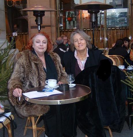 Christine Fersen, Doyen of the Comedie-Francais and Mary Eileen O'Donnell (Paris, December 2007)