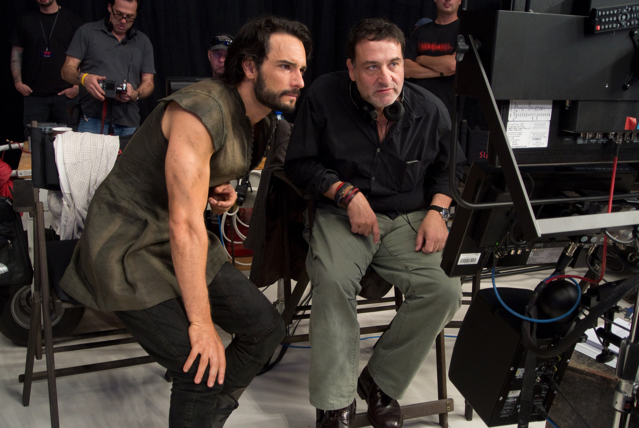 Still of Rodrigo Santoro and Noam Murro in 300: Imperijos gimimas (2014)