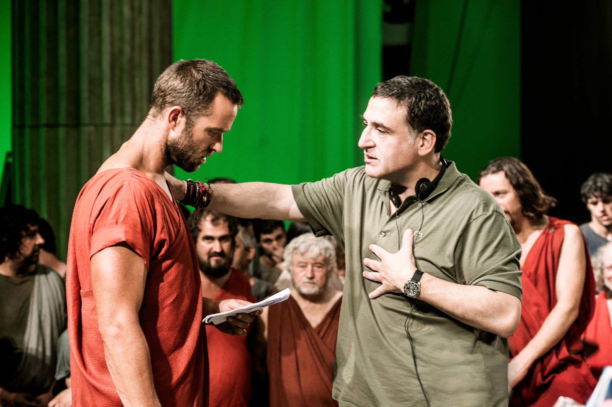 Still of Sullivan Stapleton and Noam Murro in 300: Imperijos gimimas (2014)