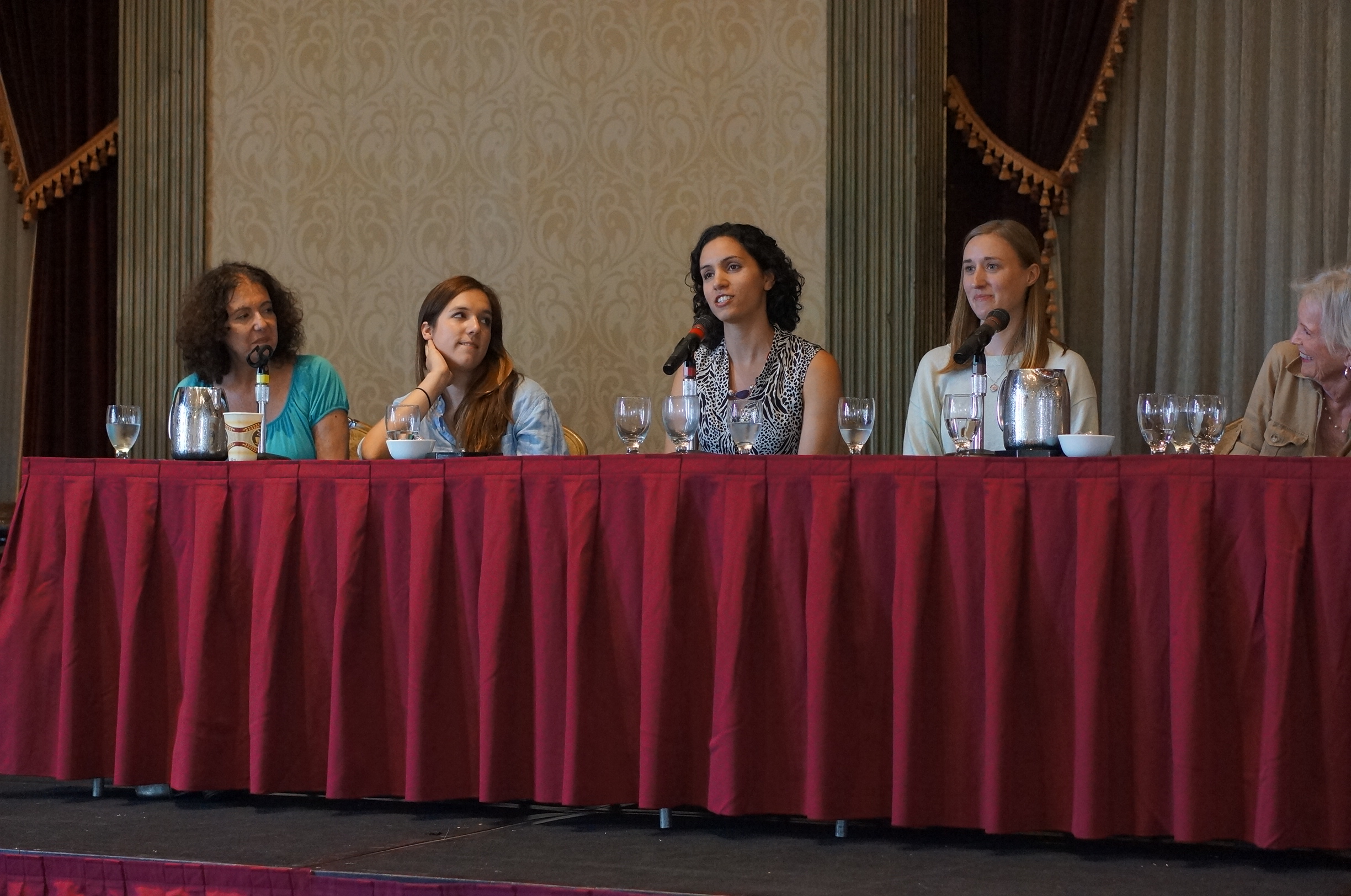 Speaking on a panel about women in film at the Rhode Island International Film Festival