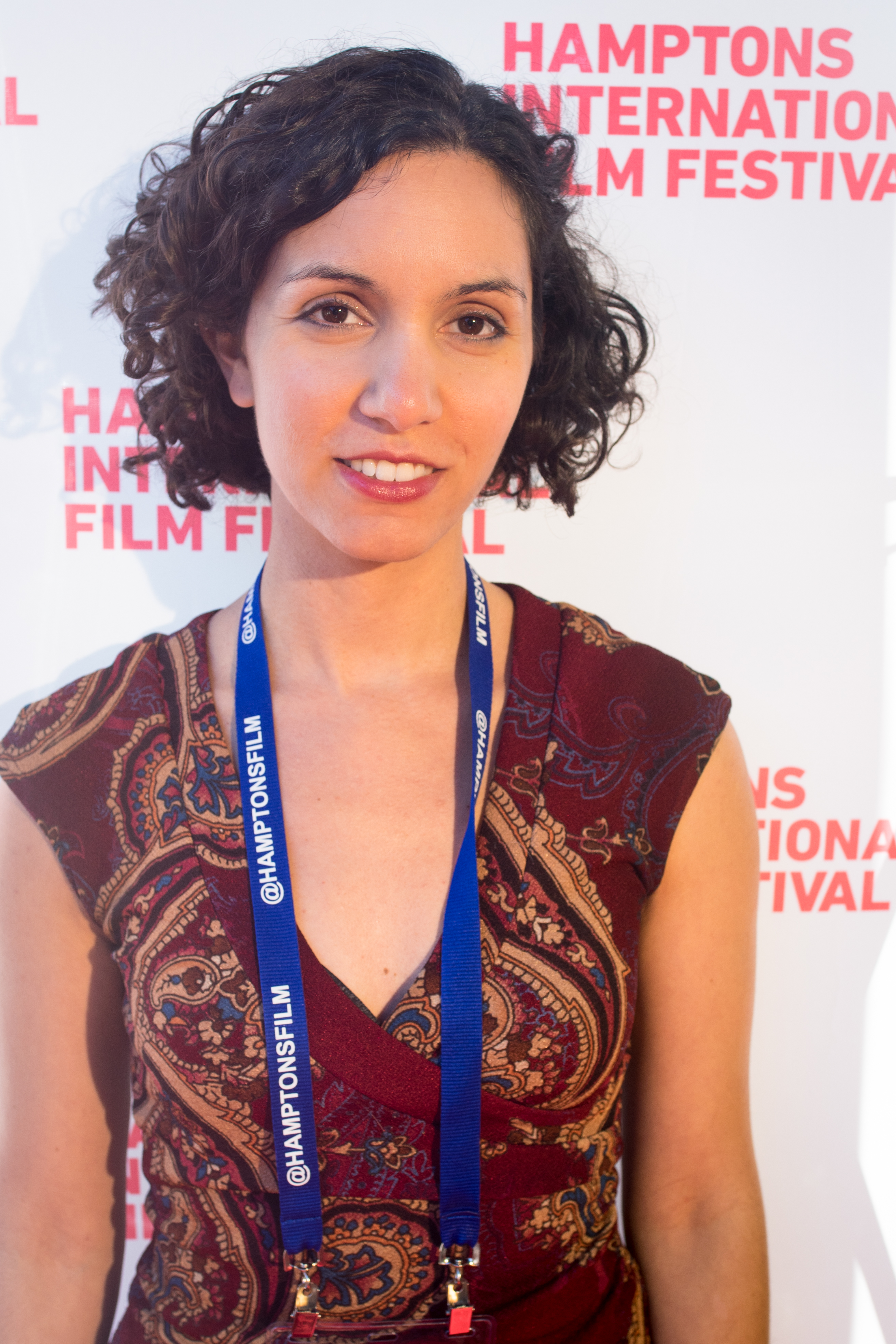 at the Hamptons International Film Festival with her film Behind The Wall