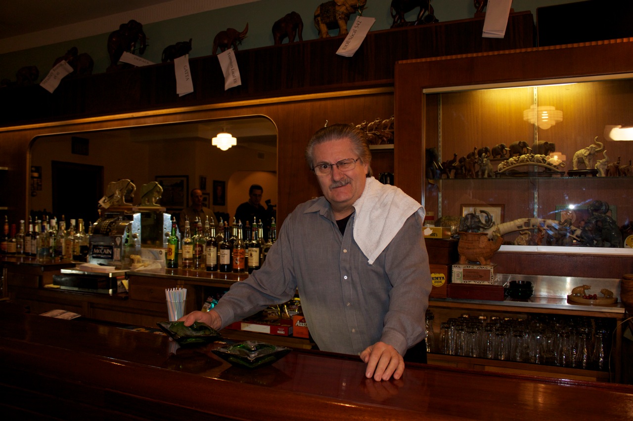 Robert, as Lou the Bartender in the Independent FILM 