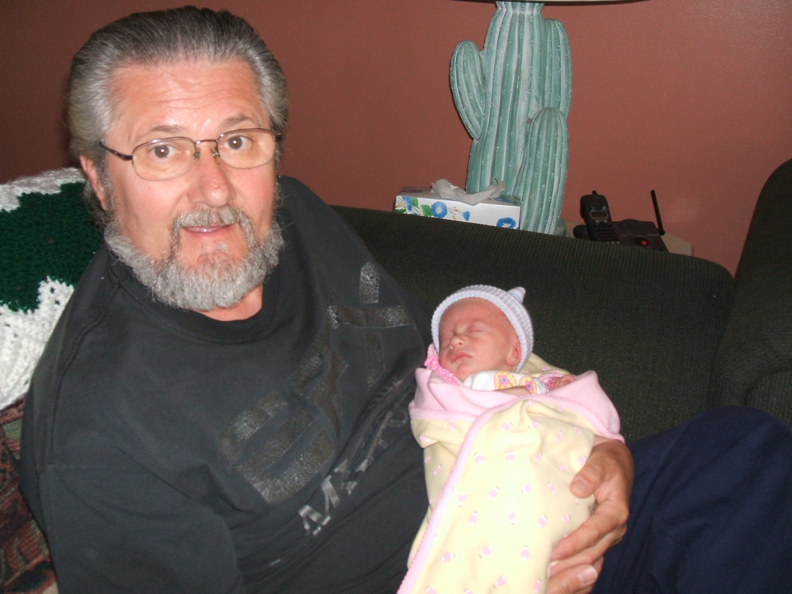 Robert with his Great Grand Daughter Hailee