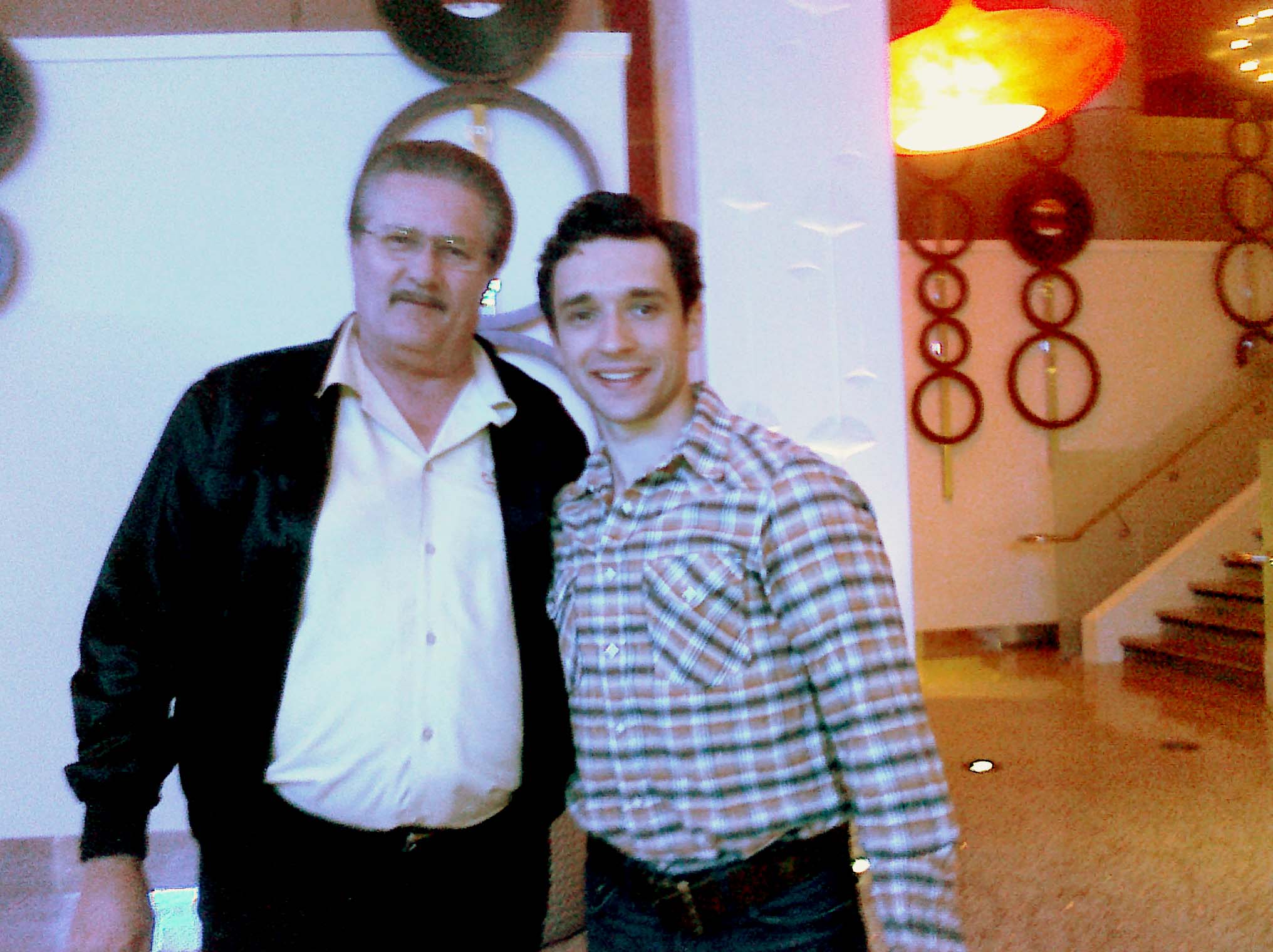 Robert with Rick Faugno who played Frankie Vallii the Las Vegas Production of the 