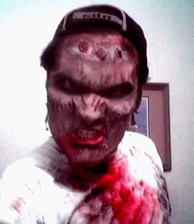 Zombie Make-Up Created By Myself