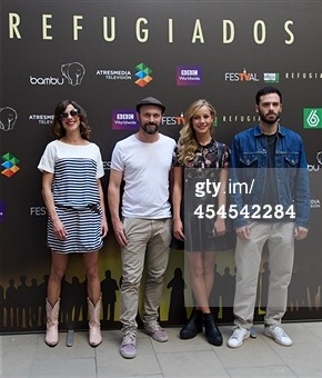 Natalia Tena, Will Keen, David Leon and Charlotte Vega in The Refugees (2014)