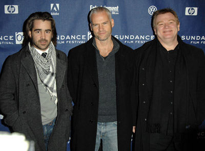 Colin Farrell, Brendan Gleeson and Martin McDonagh at event of Reikalai Briugeje (2008)