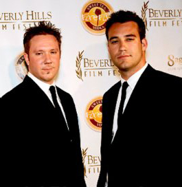 Brendan Gabriel Murphy & Kieran Murphy (of Altered State Entertainment) on the red carpet at the Beverly Hills Film Festival for their film 