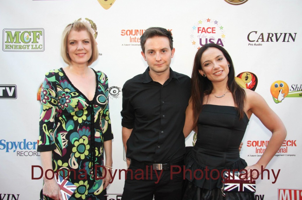 THE LONDON UNDERGROUND at the 7th Annual Hollywood F.A.M.E Awards  Amanda Jane Talbot with Elliot Joseph and Leila Birch at 23rd Annual Los Angeles Music Awards Red Carpet - Avalon, Hollywood CA
