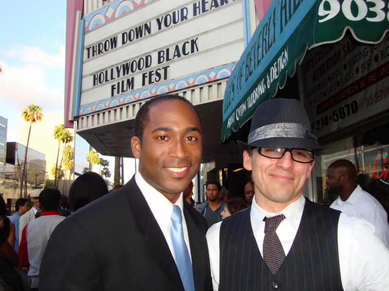 2009 Hollywood Black Film Festival with Alex C. Ferrill.