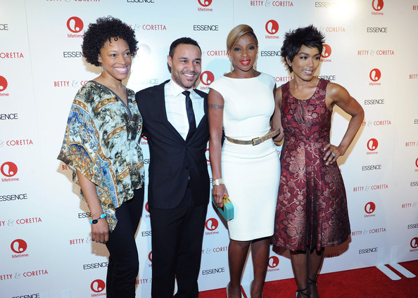 with Lindsay Owen Pierre, Mary J. Blige and Angela Bassett