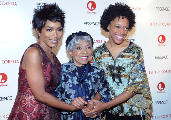 with Angela Bassett and Ms. Ruby Dee at New York Screening of Betty and Coretta