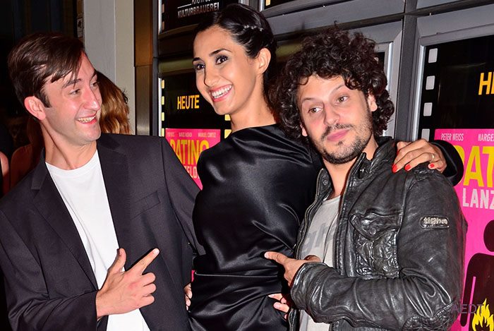 Narges Rashidi, Peter Weiss and Manuel Cortez at the Premiere of Dating Lanzelot
