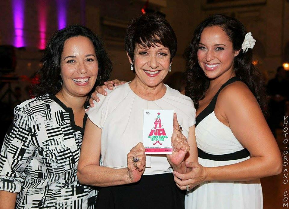 Diana Yanez (Latina Christmas Special), Ivonne Coll (Jane the Virgin), and Maria Russell (Latina Christmas Special) at the 2015 La Femme Film Festival