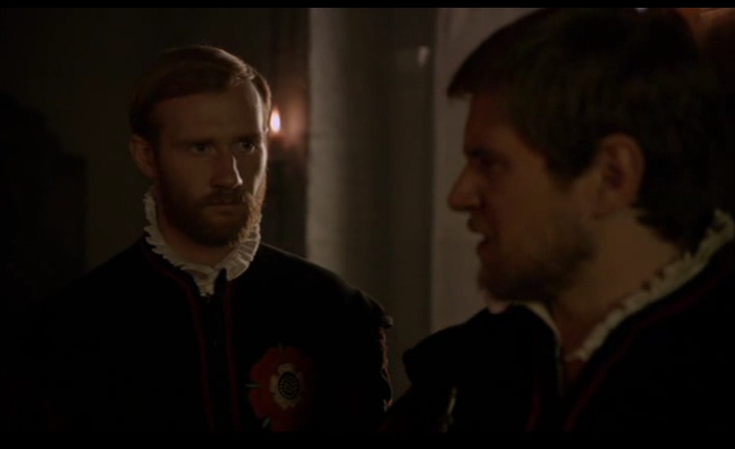 Laurence Spellman and Allen Leech in 'The Tudors'