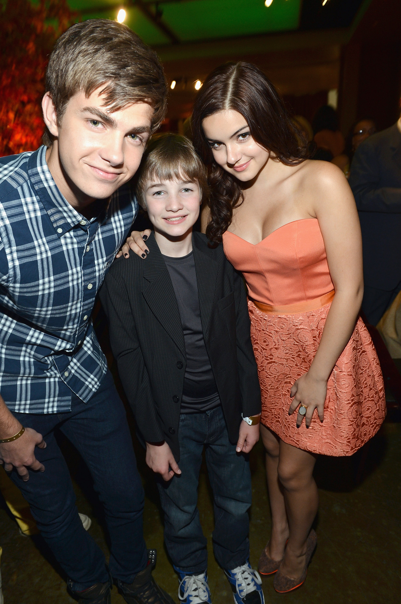 Ariel Winter and CJ Adams at event of The Odd Life of Timothy Green (2012)