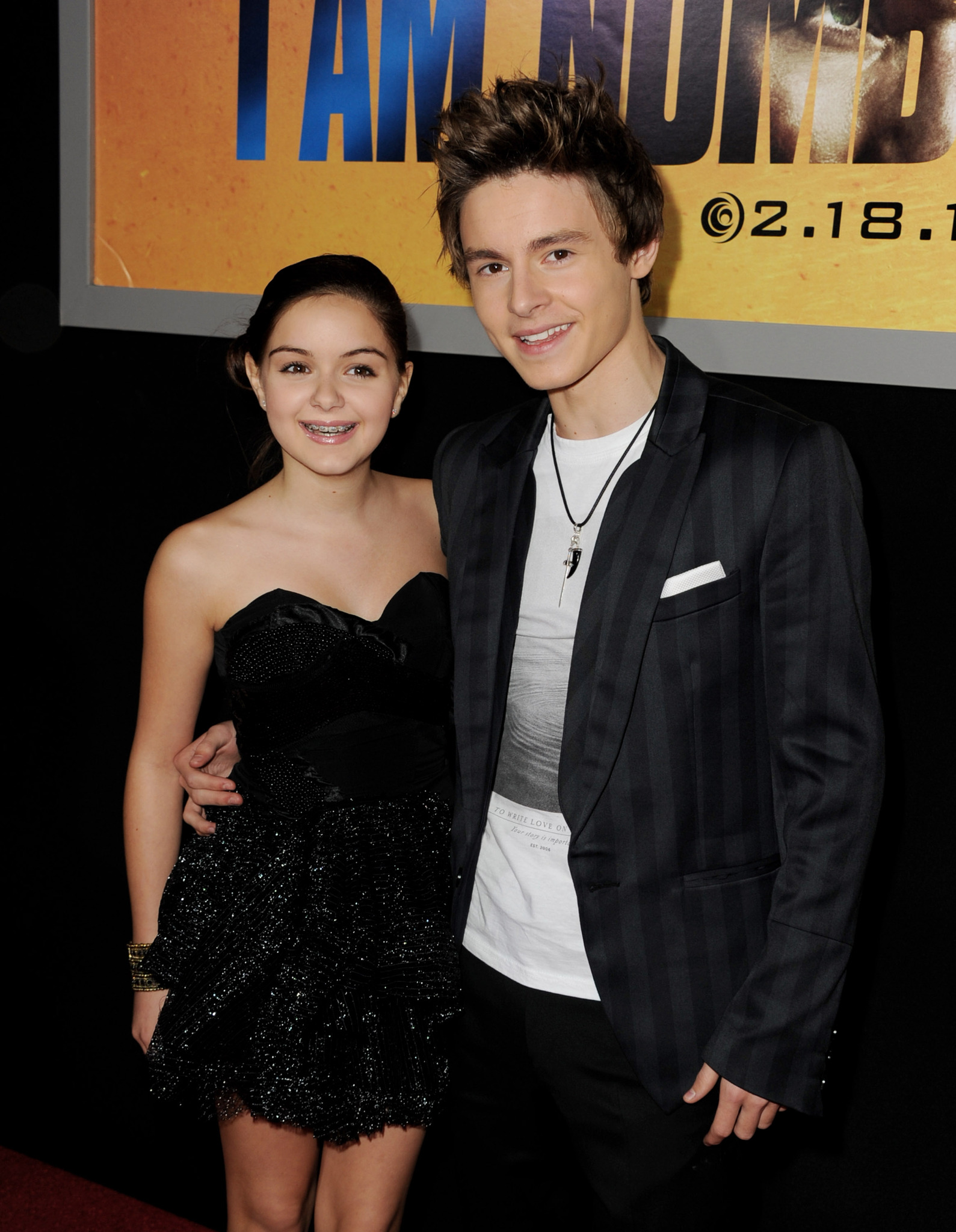 Ariel Winter and Callan McAuliffe at event of Mano numeris ketvirtas (2011)