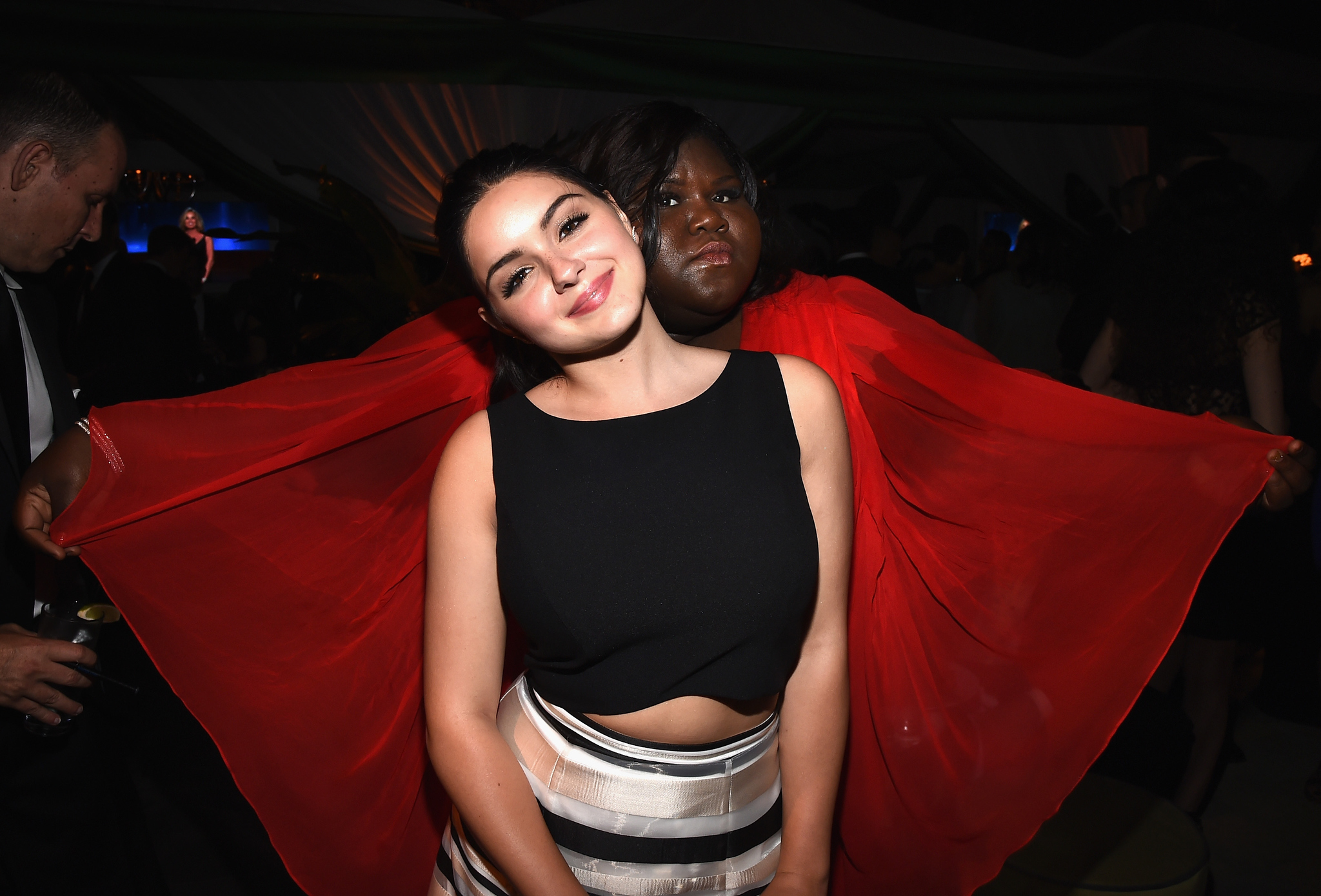 Ariel Winter and Gabourey Sidibe at event of The 66th Primetime Emmy Awards (2014)